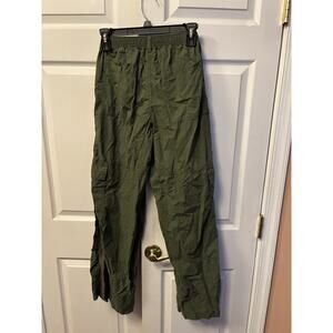 Women's Mid-Rise Wide Leg Pull-On Cargo Pants - Wild Fable XXS green